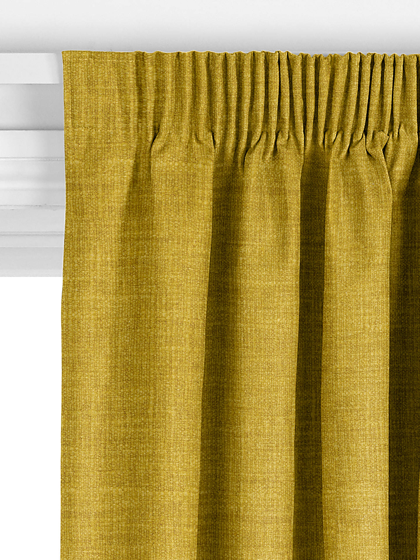 John Lewis Cotton Blend Made to Measure Curtains, Ochre