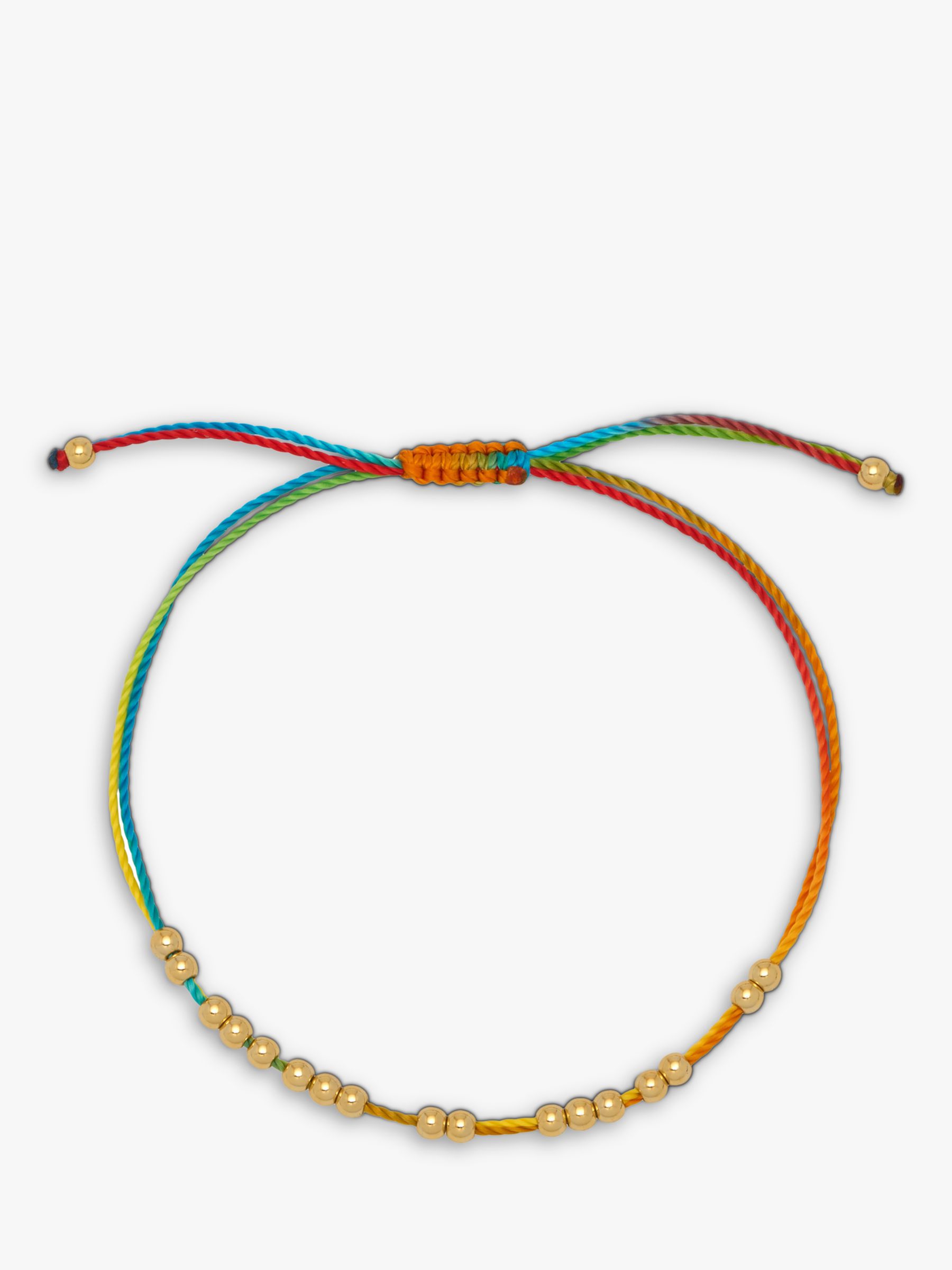 Buy Estella Bartlett Rainbow Beaded Friendship Bracelet, Multi Online at johnlewis.com