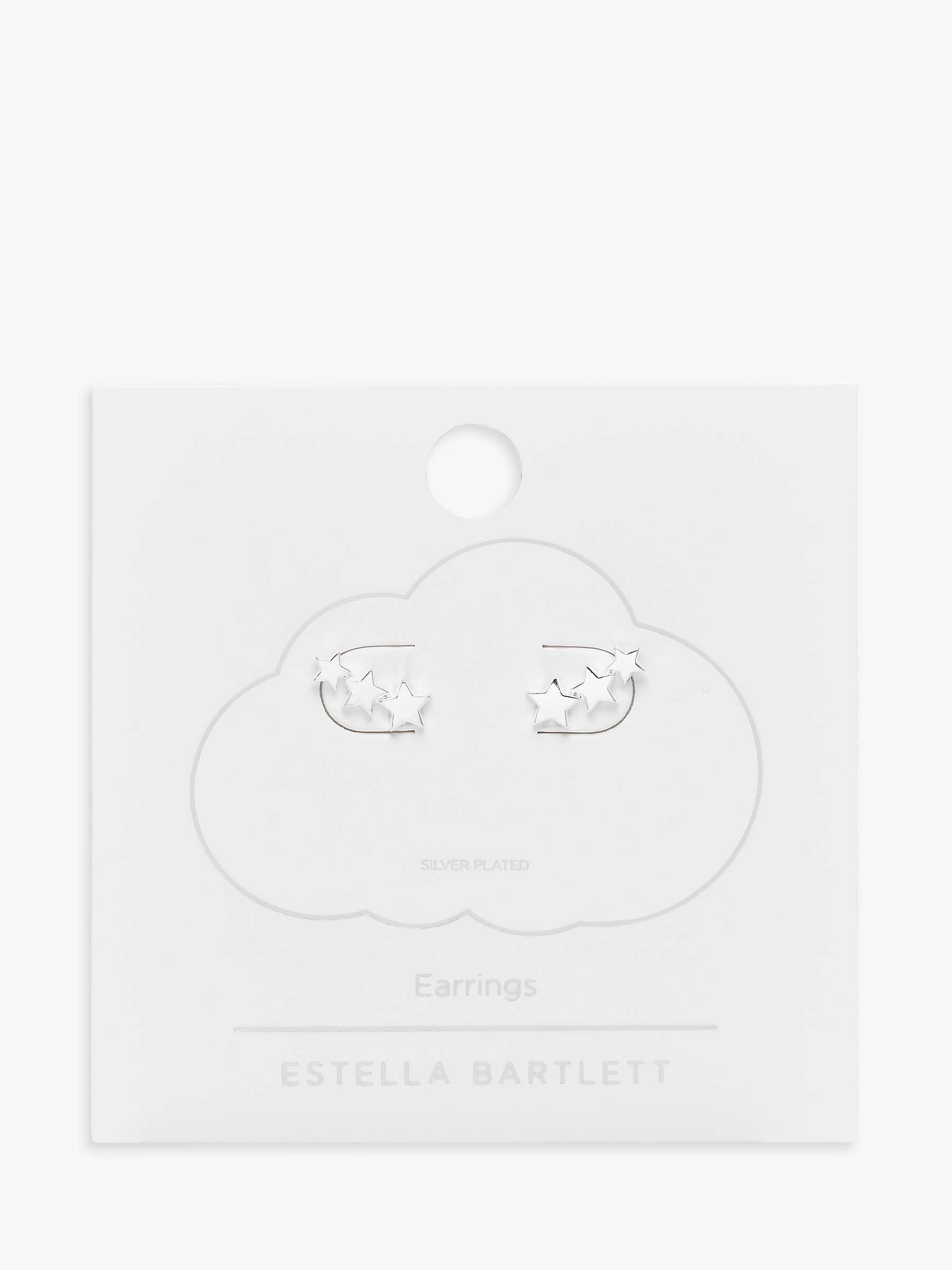 Buy Estella Bartlett Crawler Star Stud Earrings, Silver Online at johnlewis.com