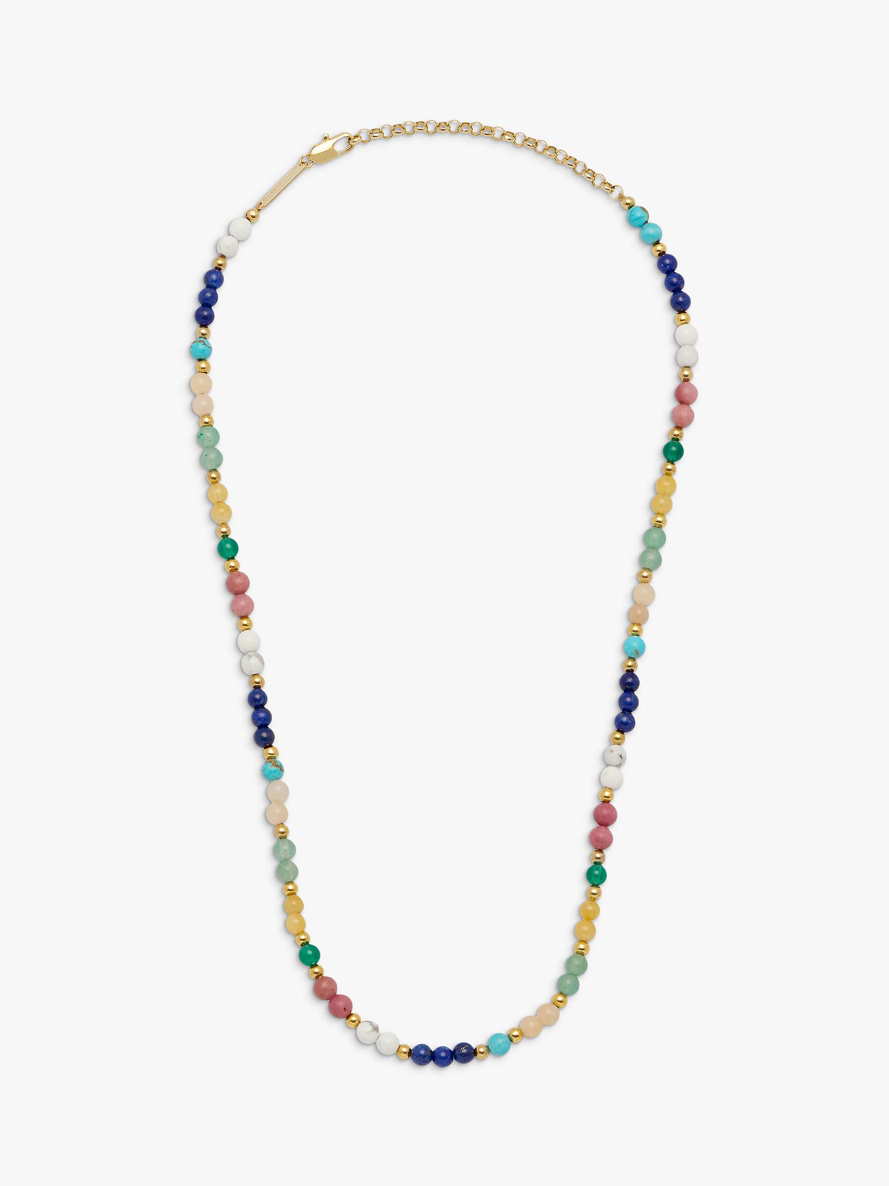 Buy Estella Bartlett Gemstones Beaded Necklace, Multi Online at johnlewis.com