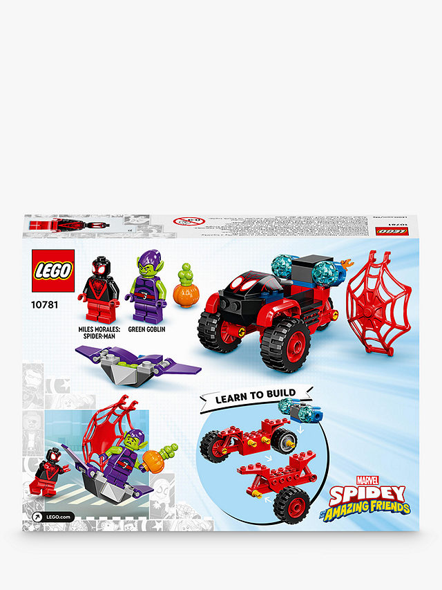 LEGO Marvel Avengers 10781 Miles Morales: Spider-Man’s Techno Trike