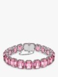 Swarovski Millenia Octagon Cut Crystal Tennis Bracelet, Silver/Rose