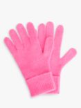 John Lewis Pure Cashmere Gloves, Bright Pink