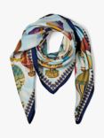 Aspinal of London Hot Air Balloon Silk Square Scarf