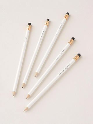 Truly Slogan Pencils, Set of 5