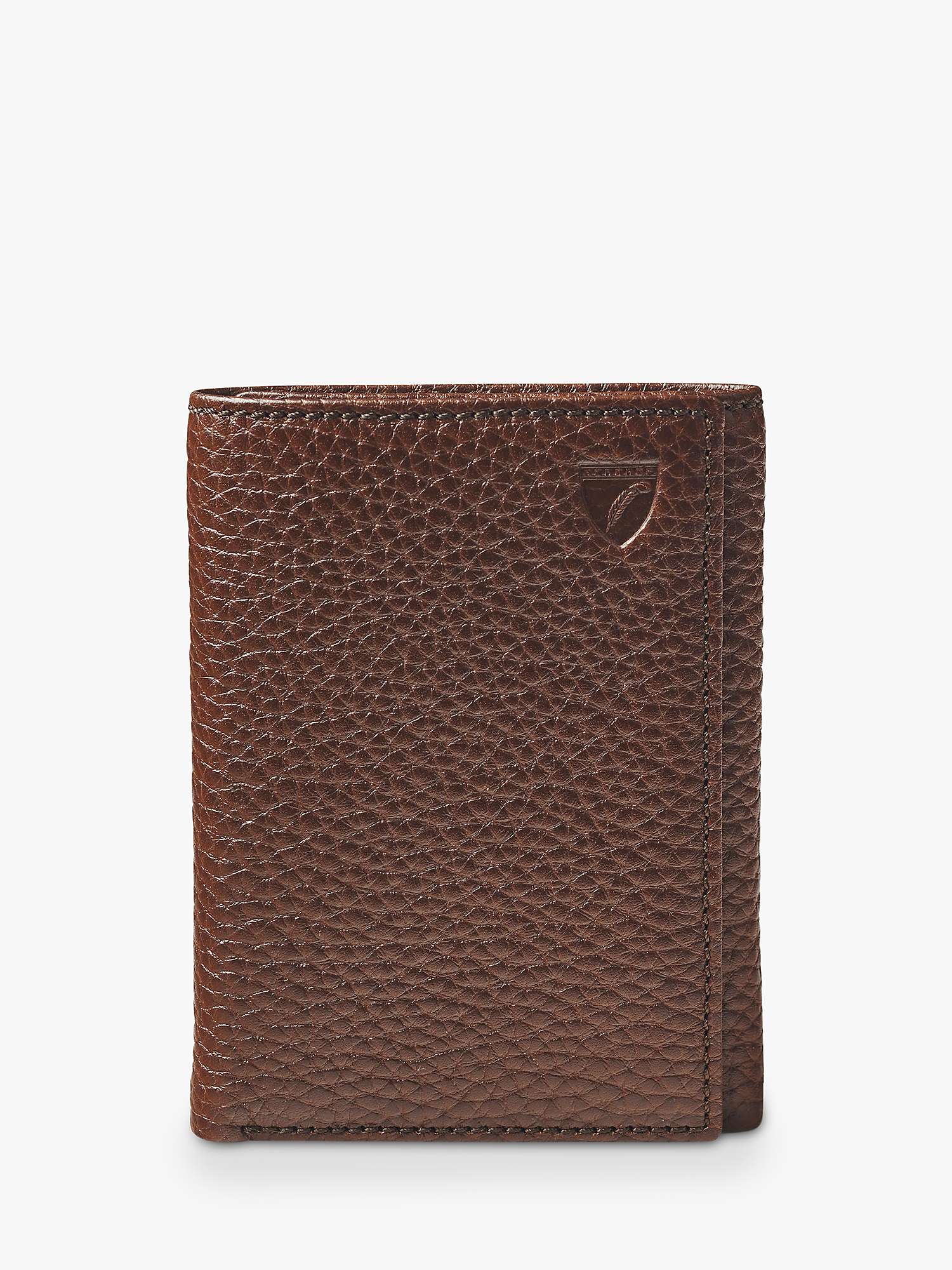 Buy Aspinal of London Pebble Leather Trifold Wallet Online at johnlewis.com