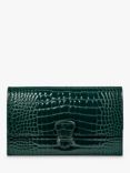 Aspinal of London Croc Effect Leather Travel Wallet