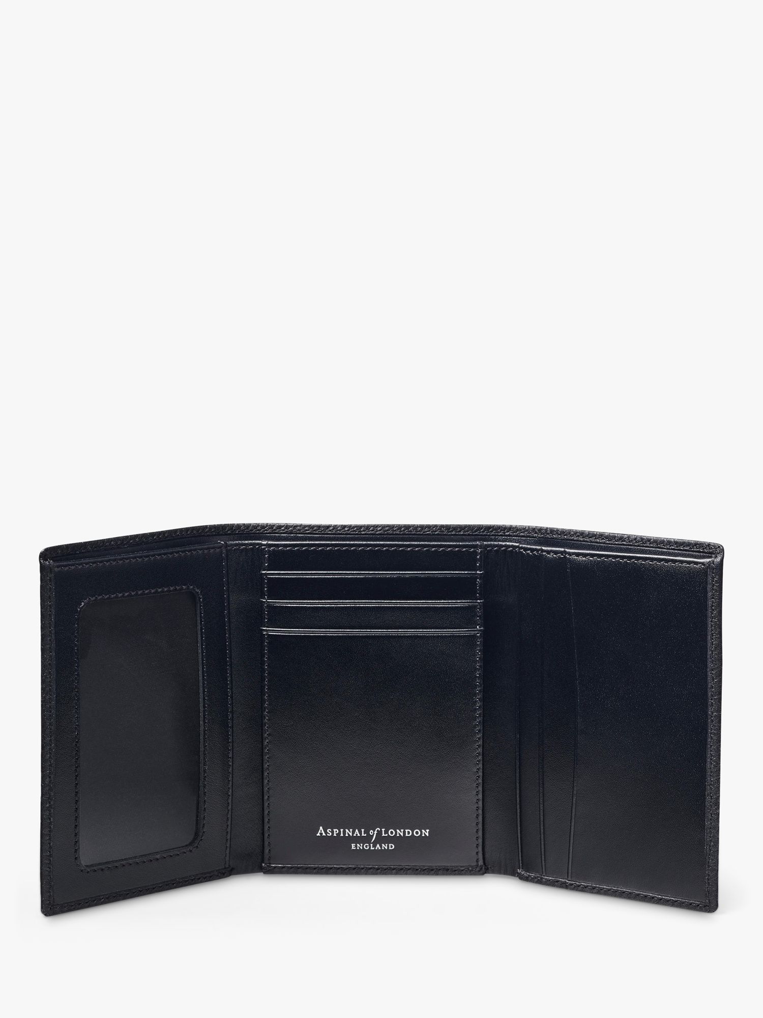 Buy Aspinal of London Pebble Leather Trifold Wallet Online at johnlewis.com