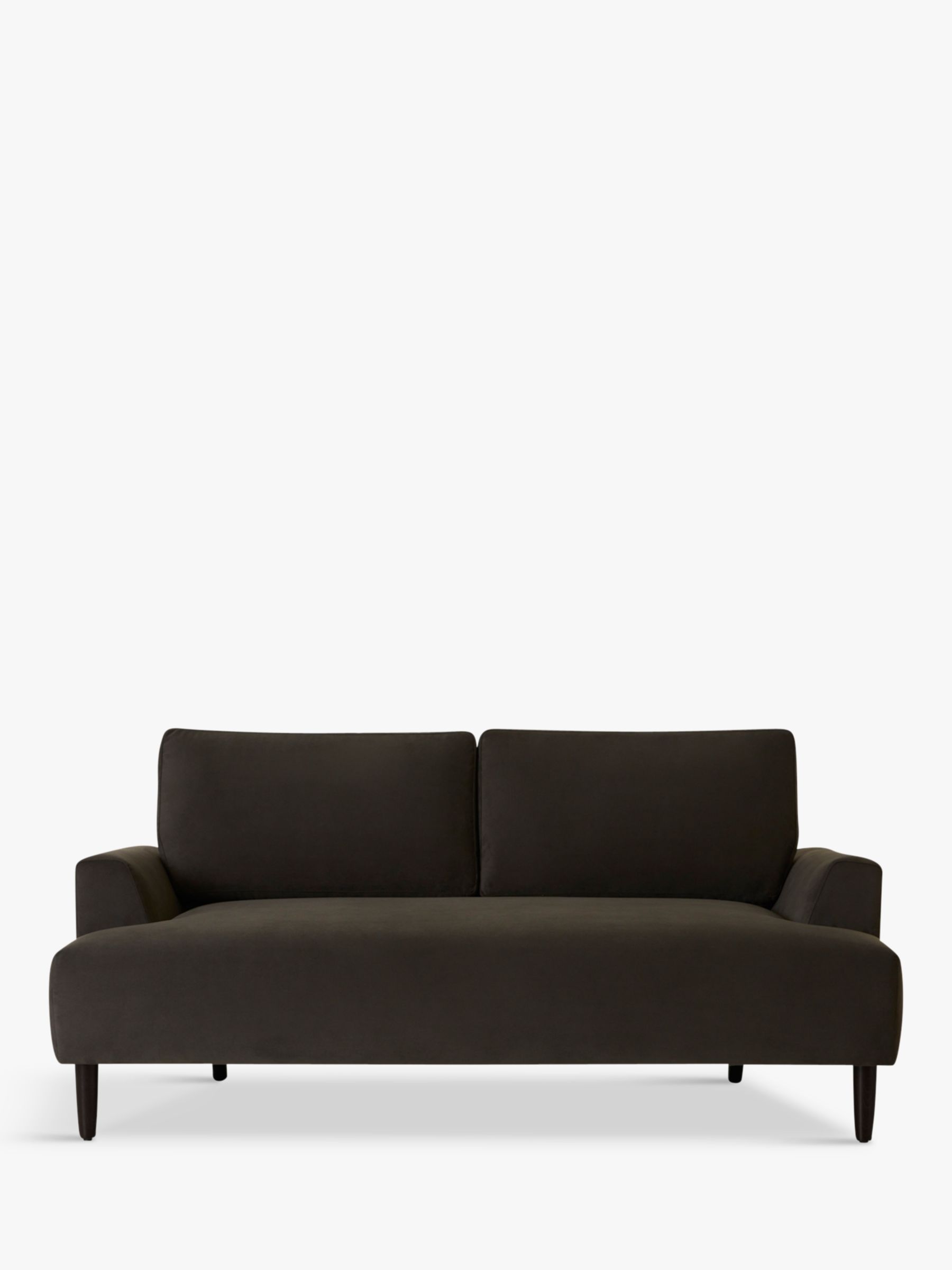 Model 05 Range, Swyft Model 05 Medium 2 Seater Sofa, Charcoal Velvet