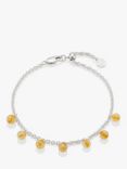 Under the Rose Birthstone Citrine Chain Bracelet