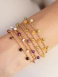 Under the Rose Birthstone Citrine Chain Bracelet, Gold