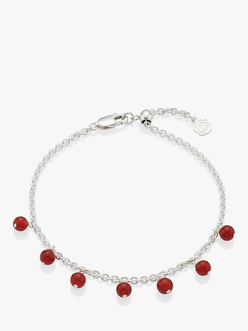 Buy Under the Rose Birthstone Carnelian Chain Bracelet Online at johnlewis.com