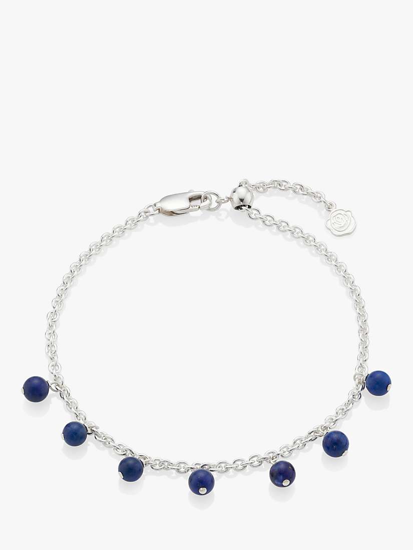 Buy Under the Rose Birthstone Lapis Lazuli Chain Bracelet Online at johnlewis.com