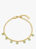 Under the Rose Birthstone Peridot Chain Bracelet, Gold