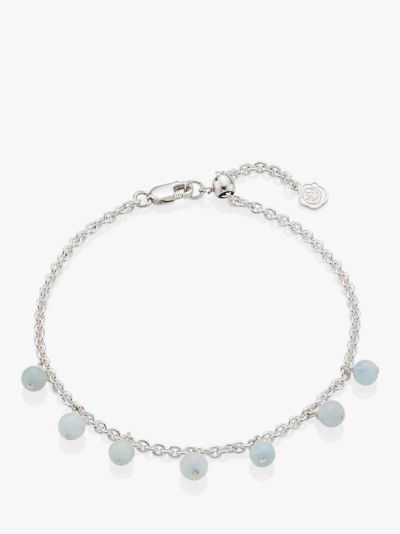 Buy Under the Rose Birthstone Aquamarine Chain Bracelet Online at johnlewis.com