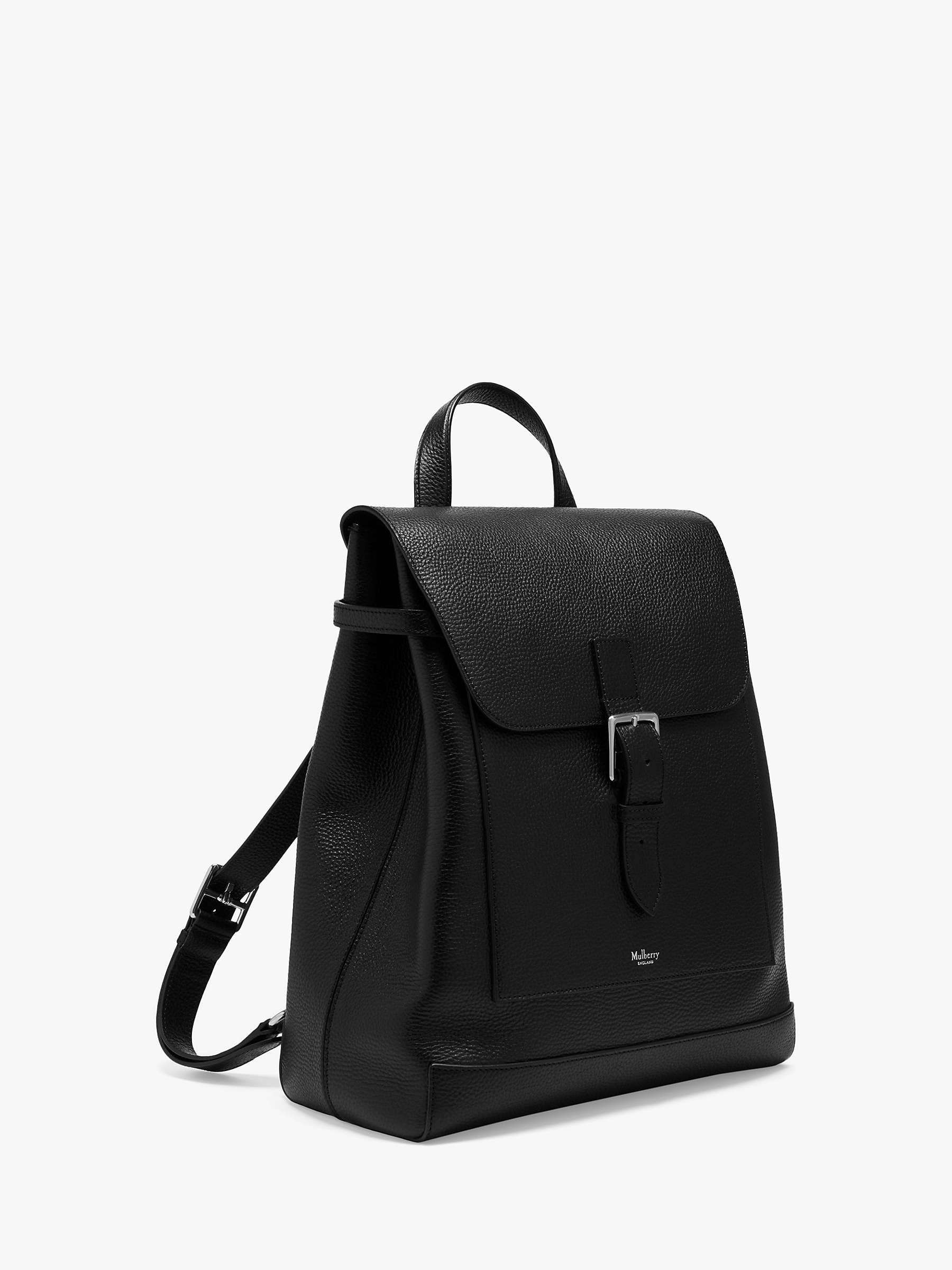 Buy Mulberry Chiltern Small Classic Grain Leather Backpack Online at johnlewis.com