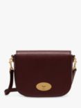 Mulberry Small Darley Small Classic Grain Leather Satchel Bag, Oxblood