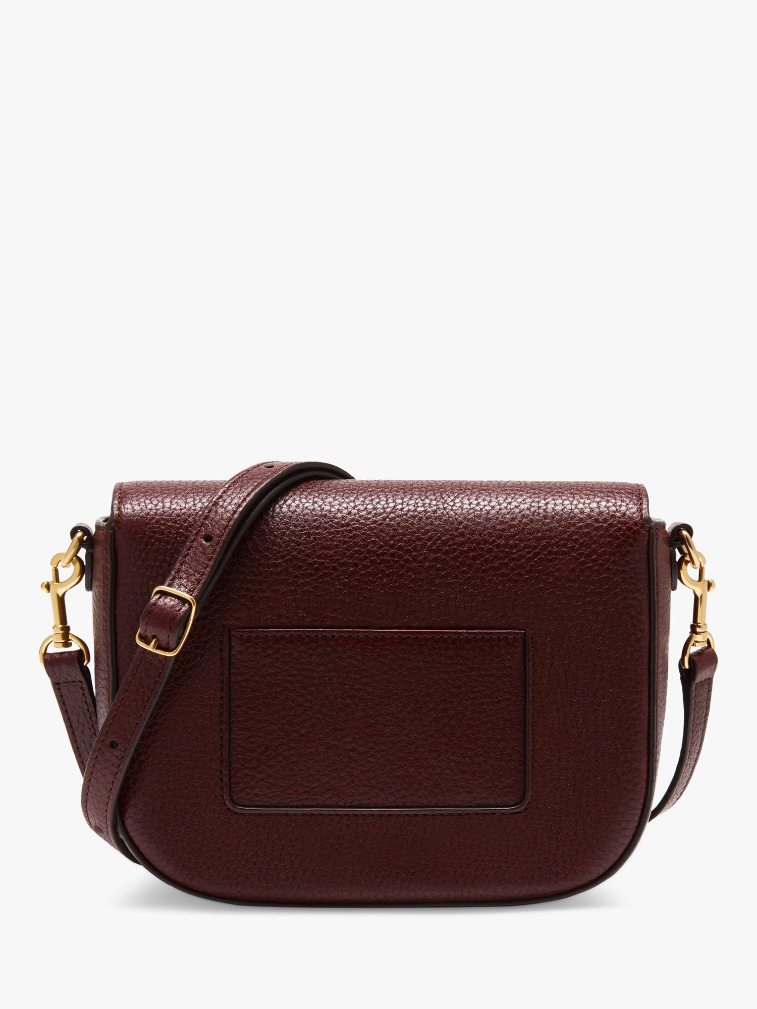 Mulberry Small Darley Classic Grain Leather Satchel Bag, Oak at John Lewis  & Partners