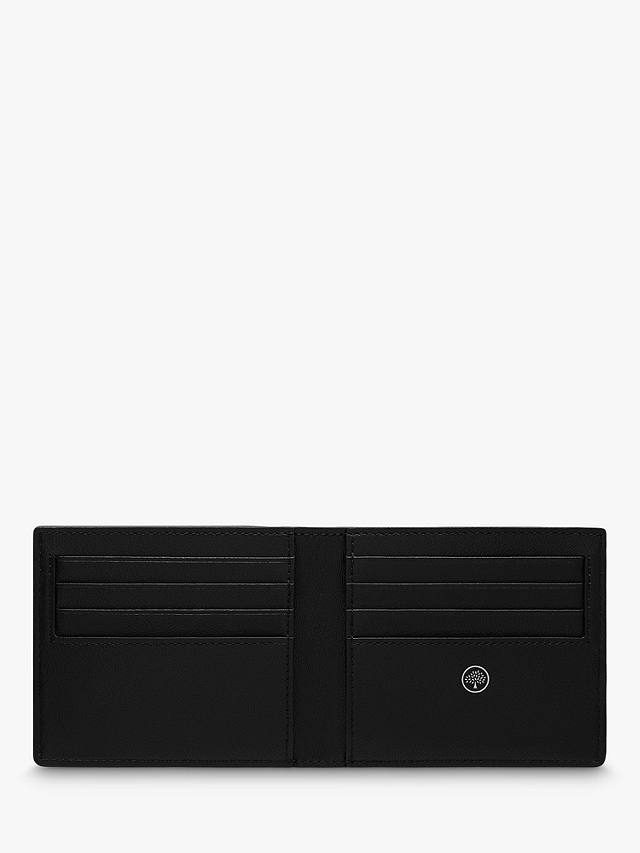 Mulberry Eight Card Small Classic Grain Leather Wallet, Black