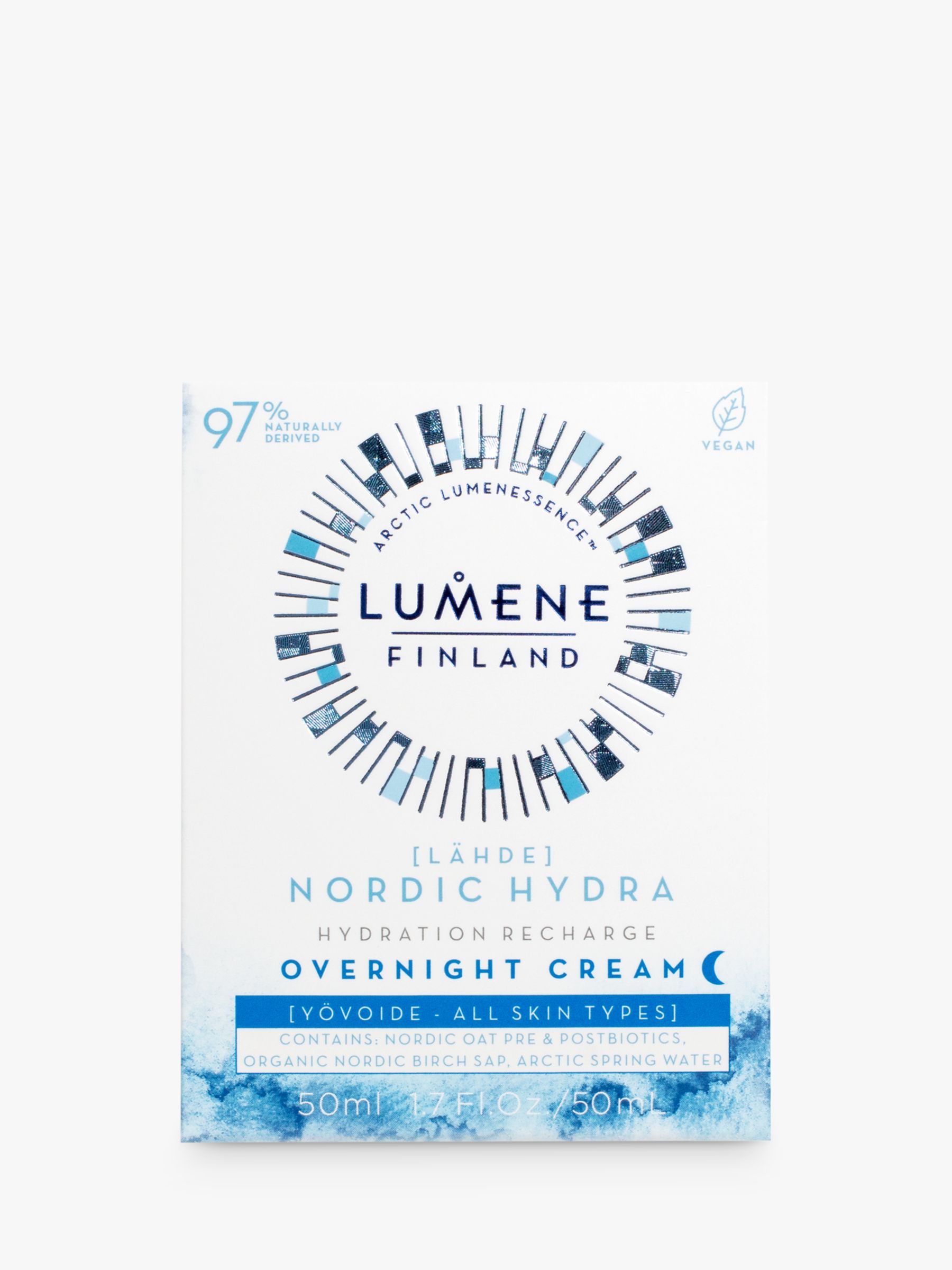 Lumene Nordic Hydra Hydration Recharge Overnight Cream, 50ml 2