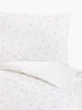 ANYDAY John Lewis & Partners Apple Print Toddler Duvet Cover and Pillowcase Set