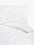 ANYDAY John Lewis & Partners Star Print Toddler Duvet Cover and Pillowcase Set