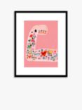 Eleanor Bowmer 'Mum Arm' Framed Print & Mount, 52 x 42cm, Pink/Multi
