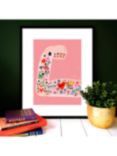 Eleanor Bowmer 'Mum Arm' Framed Print & Mount, 52 x 42cm, Pink/Multi