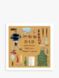 Art File Dad Grill Master Father's Day Card