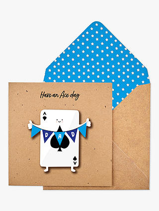 Tache Crafts Dad You're Ace Father's Day Card