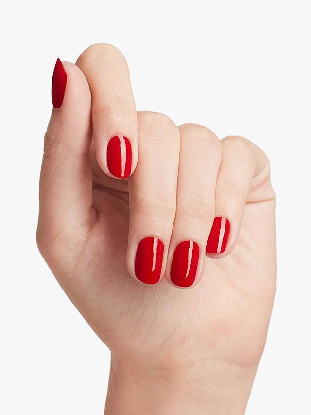 OPI Infinite Shine Nail Lacquer, Big Apple Red 3