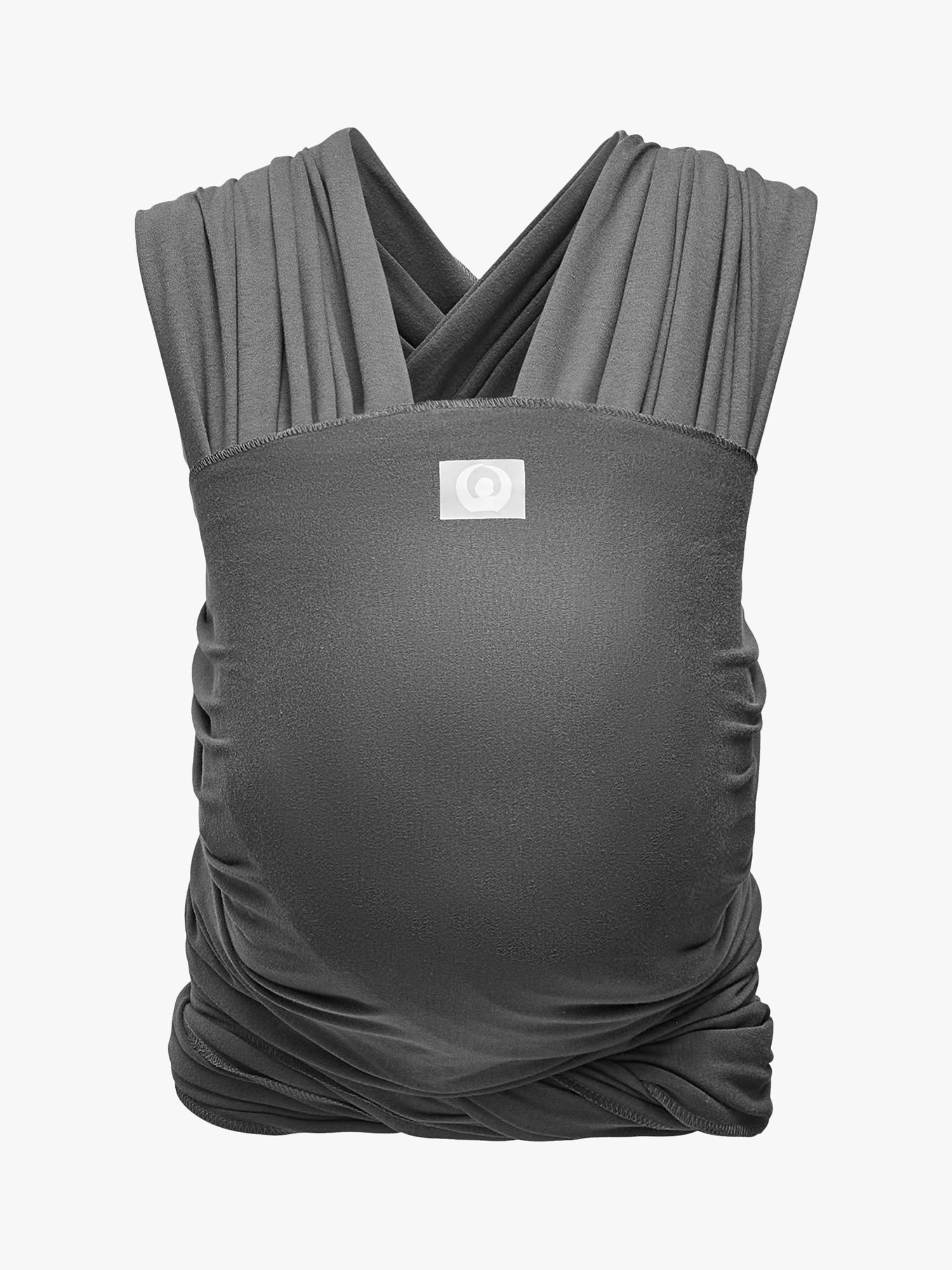 Gaia Baby Organic Cotton Stretchy Wrap Baby Carrier, Graphite