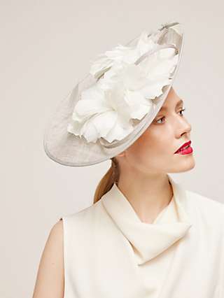John Lewis & Partners Mia Disc Feather Occasion Hat