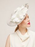 John Lewis & Partners Mia Disc Feather Occasion Hat