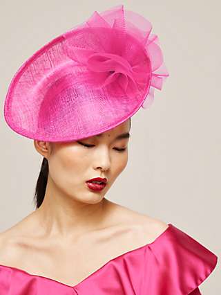 John Lewis & Partners Sara Disc Under Brim Textured Hat