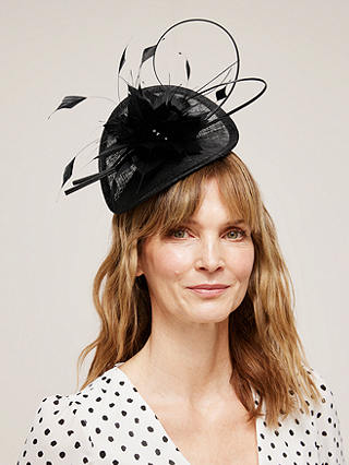 John Lewis Darcy Upturned Fascinator Flower Hat