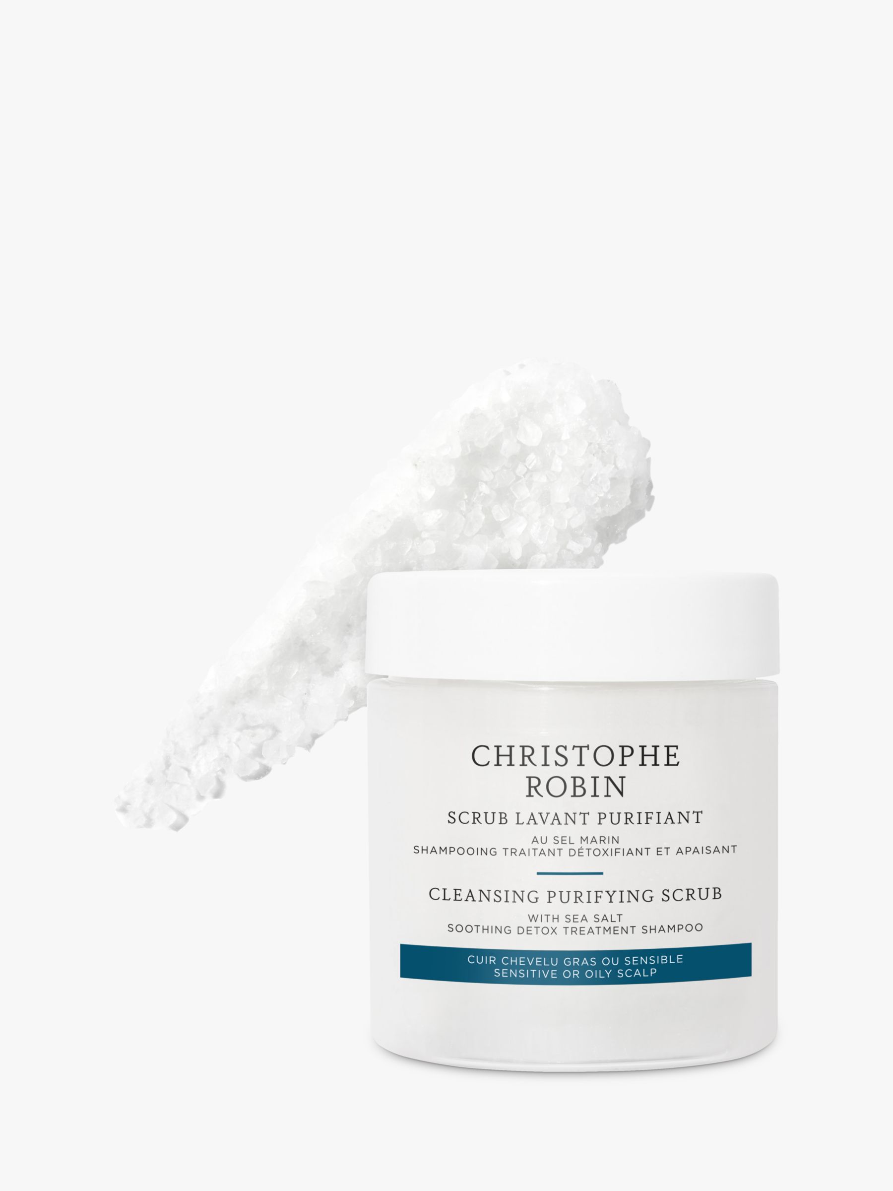 Christophe Robin Cleansing Purifying Scrub with Sea Salt, 75ml 1