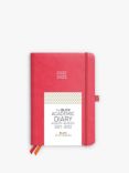 BLOX Stationery A5 Academic Mid Year Diary, 2022-23, Coral