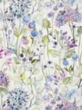 Voyage Country Hedgerow Furnishing Fabric, Violet/Lilac Cream