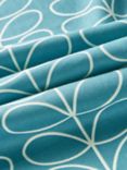 Orla Kiely Linear Stem Furnishing Fabric, Deep Duck Egg