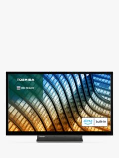 Toshiba 24WK3C63DB (2020) LED HDR HD Ready 720p Smart TV, 24” with Freeview Play, Black