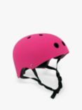 SkateHut Sports Helmet, Matte Magenta Pink