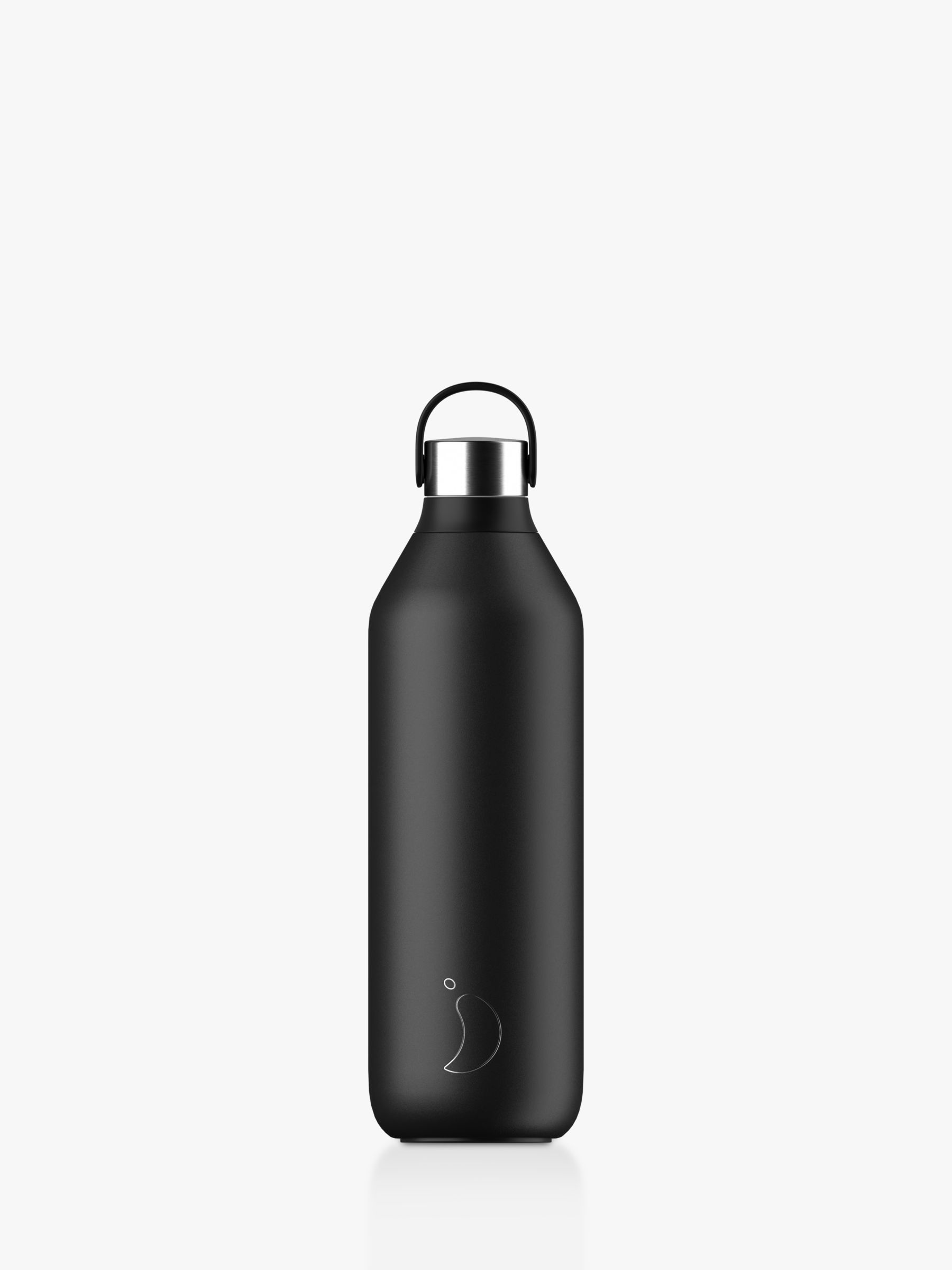 Chilly's Series 2 Insulated Leak-Proof Drinks Bottle, 1L, Black