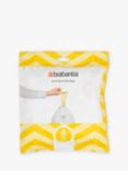 Brabantia PerfectFit Bin Liners, Size A (3L), Pack of 40