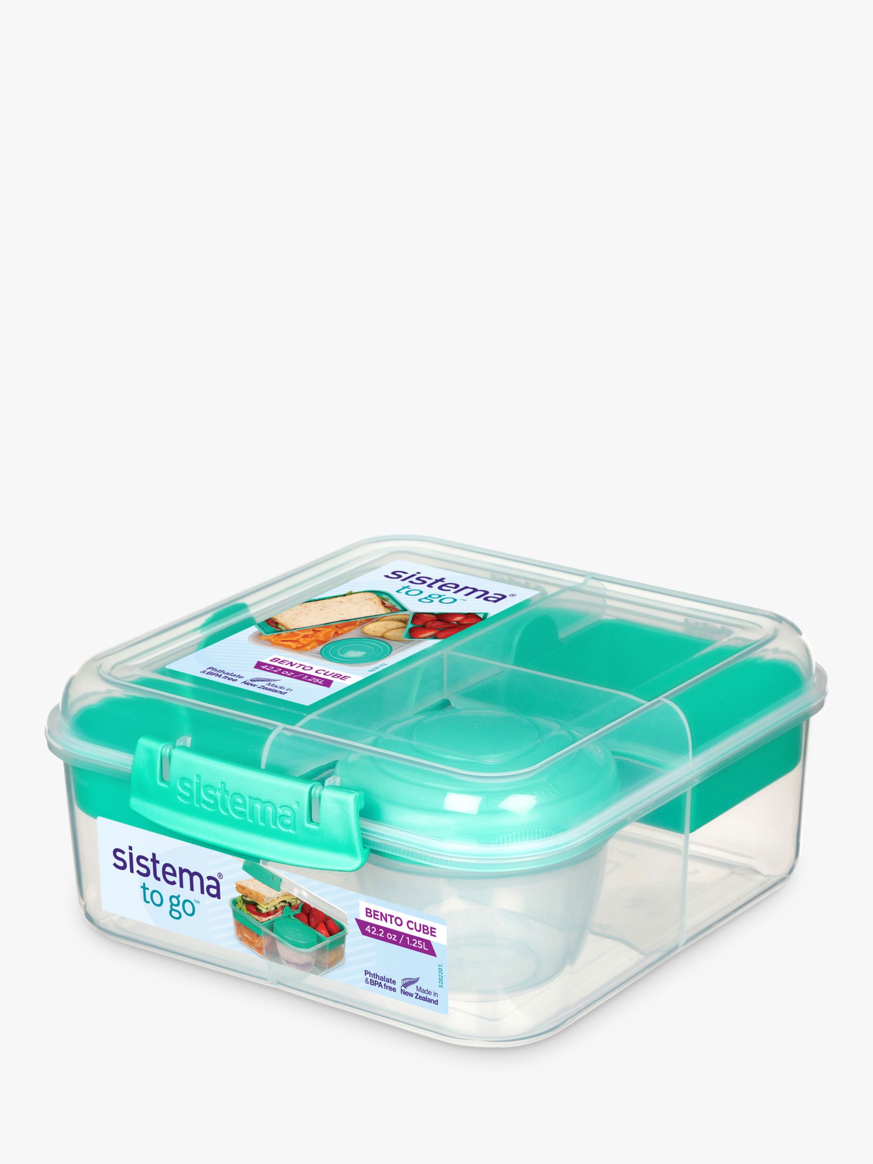 Sistema Snack buckets - 2-Pack - Portion pod - 210 mL - Turquoise/Purple