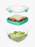 Sistema To-Go Salad & Sandwich Lunch Box,1.6L, Assorted