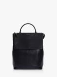 JEM + BEA Ada Leather Backpack Changing Bag, Black