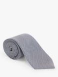 John Lewis & Partners Puppytooth Silk Tie, Blue Multi