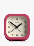 Jones Clocks Bob Analogue Alarm Clock, Pink