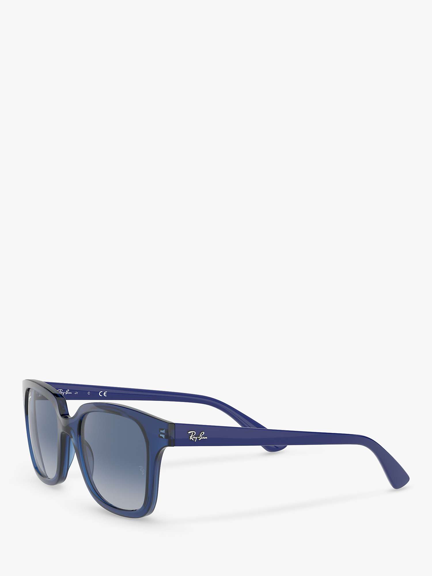 Buy Ray-Ban Junior RJ9071S Unisex Square Sunglasses, Blue/Blue Gradient Online at johnlewis.com
